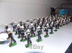 Ducal Models The Royal Marines Bandhand Painted Toy Soldiers Boxed