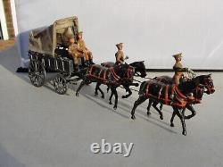 Diecast Vintage Britains Royal Army Medical Wagon Set Used Unboxed