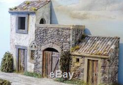 Diorama Historic Village Toy Soldier 1/30 54mm King & Country Britains suitable