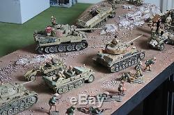 Display Diorama Afrika Korps Desert Base Ak Toy Soldiers King Country Britains