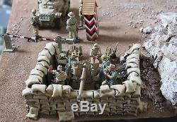 Display Diorama Afrika Korps Desert Base Ak Toy Soldiers King Country Britains