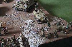 Display Diorama Afrika Korps Desert Base Ak Toy Soldiers King Country Britains