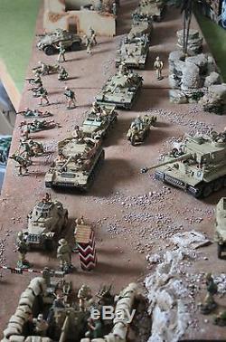 Display Diorama Afrika Korps Desert Base Ak Toy Soldiers King Country Britains