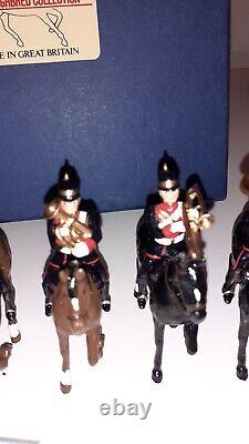 Dorset Soldiers Britains Compatible Mounted Yeomanry Band 132 metal boxd 80s S4