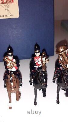 Dorset Soldiers Britains Compatible Mounted Yeomanry Band 132 metal boxd 80s S4