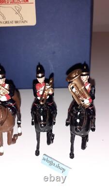 Dorset Soldiers Britains Compatible Mounted Yeomanry Band 132 metal boxd 80s S4
