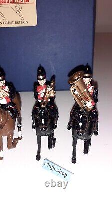Dorset Soldiers Britains Compatible Mounted Yeomanry Band 132 metal boxd 80s S4