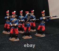 Dorset toy soldiers French Cavalry Dismountes (2203)-12pcs-Fit with Britains