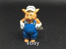 Excella Little Pig, Hollow Cast Figure, TV Character (lime Green 218)