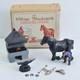 Fg Taylor & Son 1950s Boxed Lead Farm Series Village Blacksmith Set No. 169