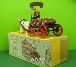 F G Taylor & Son Rare Boxed Post-war Lead Horse Drawn Brewers Dray Complete Set