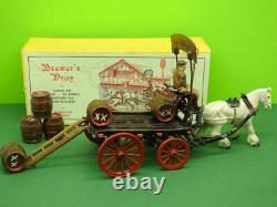F G Taylor & Son Rare Boxed Post-war Lead Horse Drawn Brewers Dray Complete Set