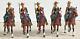 Five X Us 7th Cavalry Troopers Boxed By Military Pageant. General Custer 54mm