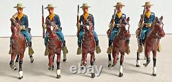 Five x US 7th Cavalry Troopers boxed by Military Pageant. General Custer 54mm