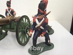 French Imperial Guard with Cannon. Britain's #00289. Six piece set