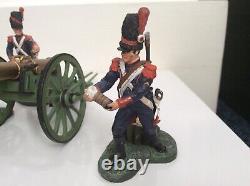 French Imperial Guard with Cannon. Britain's #00289. Six piece set