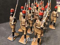 From Britains Set 225, Kings African Rifles. Multiple Pre War Sets