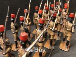 From Britains Set 225, Kings African Rifles. Multiple Pre War Sets