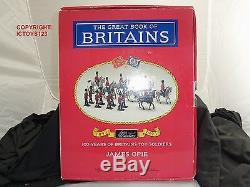 Great Book Of Britains By James Opie + Metal Toy Soldier Figure Set + Outer Box