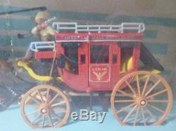 G Britains BOXED Overland Stage Express Stage Coach Wagon Concord 1870