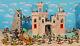 Grand Painted Knights And Wooden Castle Playset 54mm Toy Soldiers, Wood Castle