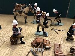 HM of Great Britain British Mountain Artillery In Action. 54mm Metal Figures
