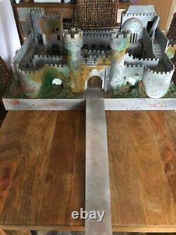 Handmade Britains Fort Castle 1960's Over 3ft Long