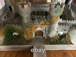 Handmade Britains Fort Castle 1960's Over 3ft Long