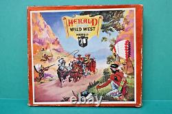 Herald Plastic Toy Soldiers #H7603 Mounted & Dismounted Cowboys Box Set