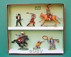 Herald Plastic Toy Soldiers #H7603 Mounted & Dismounted Cowboys Box Set