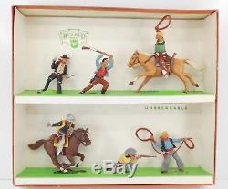 Herald Series of the Wild West Set of Six Cowboys Boxed No H 7603. RARE