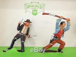 Herald Series of the Wild West Set of Six Cowboys Boxed No H 7603. RARE