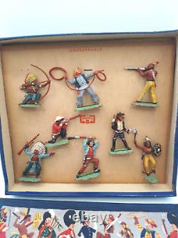 Herald Wild West Range Set 7601 Dismounted Cowboys