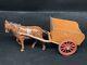 Horse And Farm Cart By Benbros (yellow 242) Horse Doesn't Stand On Its Own