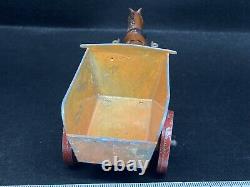 Horse and farm cart by Benbros (yellow 242) horse doesn't stand on its own