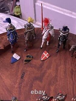 Huge lot Antique Toy Soldier Collection Lead & Plastic Britain England Soldiers