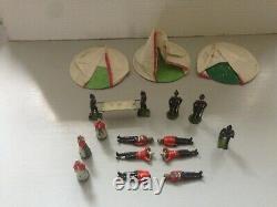 Items from the Britains 137 Hospital Set including tents