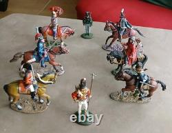 JOB Lot British Soldiers With Horses By DELPRADO (8)