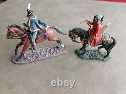 JOB Lot British Soldiers With Horses By DELPRADO (8)