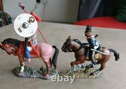 JOB Lot British Soldiers With Horses By DELPRADO (8)