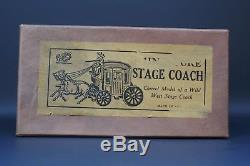 JOHN HILL & Co Lead #755 WILD WEST STAGE COACH with Driver & Armed Guard