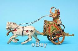 JOHN HILL & Co Lead ROMAN CHARIOT & CHARIOTEER BOXED Superb