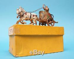 JOHN HILL & Co Lead ROMAN CHARIOT & CHARIOTEER BOXED Superb
