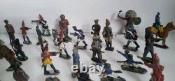 Job Lot Lead & Metal Figures Toy Soldiers Army Indian's Mixed Lot #0001