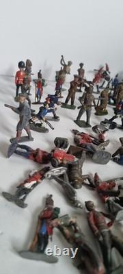 Job Lot Lead & Metal Figures Toy Soldiers Army Indian's Mixed Lot #0001