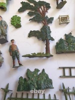 Job Lot Of Mainly Britain's Lead Animals Fencing Trees And People Ect