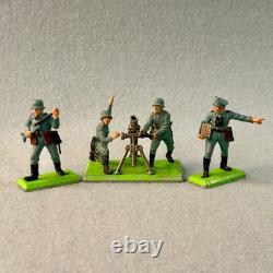 Job lot of Vintage Britains Deetail German World War II Toy Soldiers & Vehicles