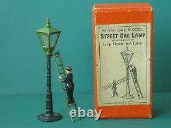 Johillco Street Gas Lamp/cleaner Set Rare Vintage Lead Boxed