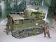King And Country Bba19 M5 High Speed Military Tractor Vehicle + Toy Soldier Crew