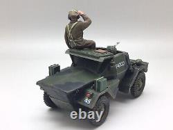 King & Country D Day 44 British Dingo Armoured Car Driver & Commander Unboxed